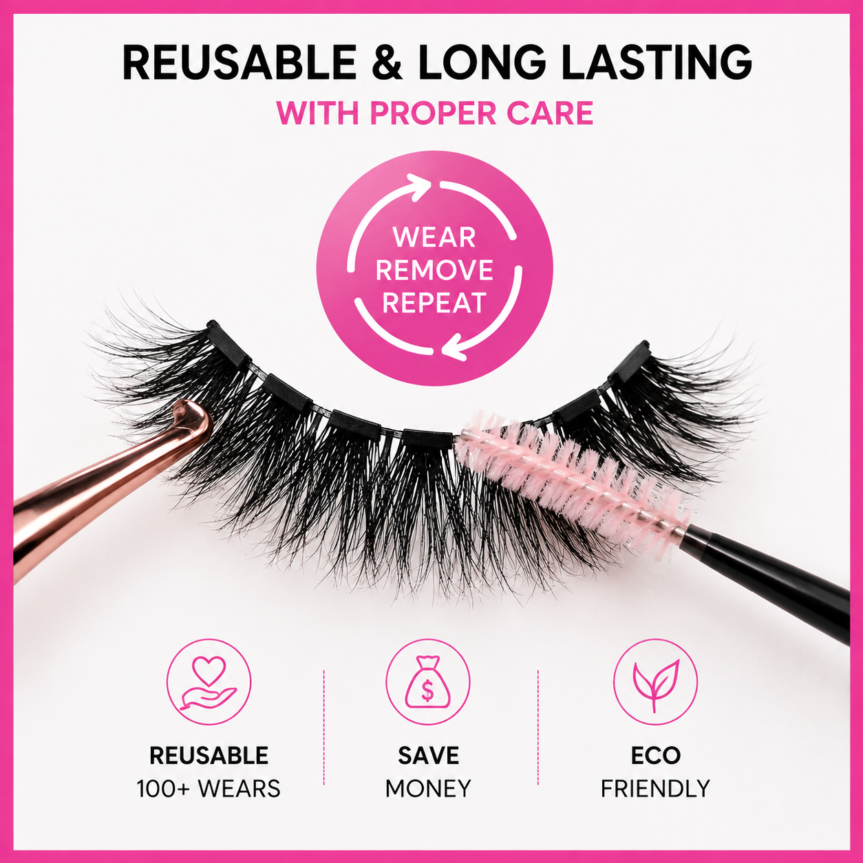 Magnetic lashes